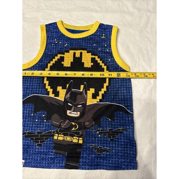 Lego Batman Boys 2 Piece Pj Short Set.  Size 6/7. Black Yellow Blue - Picture 11 of 11